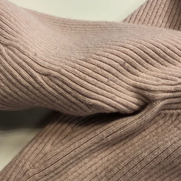 Elizabeth and James Fay Petal-Pink Tie Back Long Sleeve Sweater - Picture 7 of 9